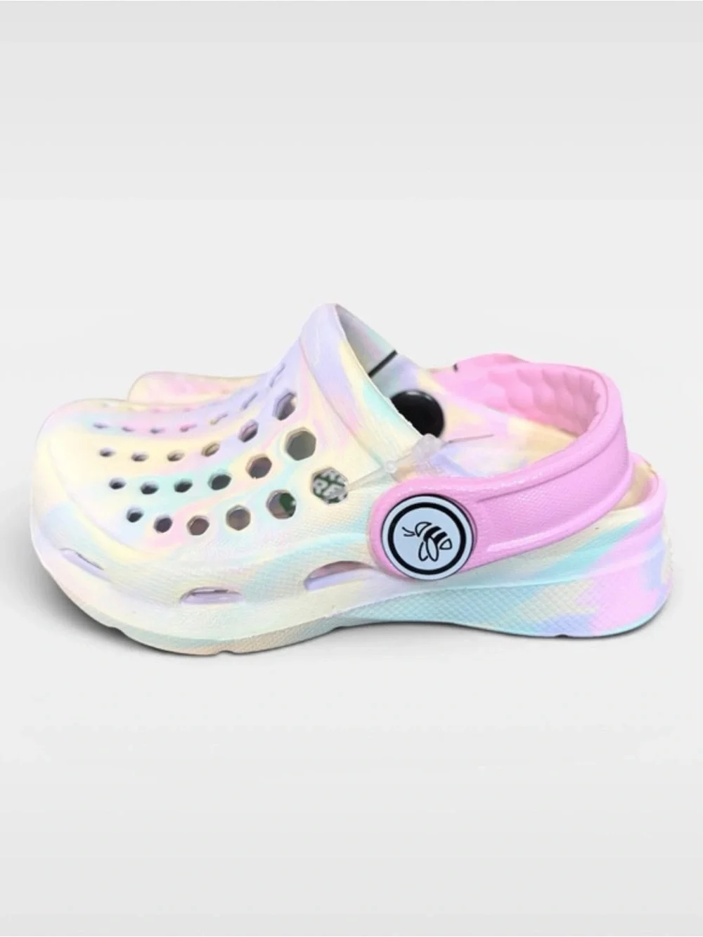Joybees Baby/Toddler Active Marbled Ombré Pink  Clog 4/5 NWT